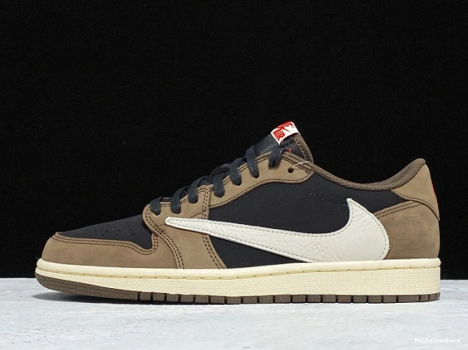MaikeSneakers Low 1 Dark Travis Jordan OG x Air SP CQ4277-001 Mocha Scott 0804